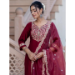 Picture of Classy Silk Maroon Readymade Salwar Kameez