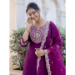 Picture of Beauteous Silk Purple Readymade Salwar Kameez