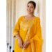 Picture of Stunning Silk Yellow Readymade Salwar Kameez