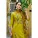 Picture of Rayon Dark Golden Rod Readymade Salwar Kameez