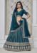 Picture of Appealing Silk Navy Blue Lehenga Choli