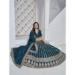 Picture of Appealing Silk Navy Blue Lehenga Choli