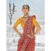 Picture of Ideal Georgette Fire Brick Saree