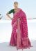 Picture of Ideal Georgette Medium Violet Red Saree