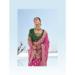 Picture of Ideal Georgette Medium Violet Red Saree