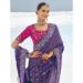 Picture of Gorgeous Georgette Midnight Blue Saree