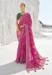 Picture of Good Looking Georgette Medium Violet Red Saree