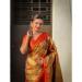 Picture of Delightful Silk Chocolate Saree