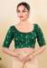 Picture of Taking Silk Forest Green Designer Blouse