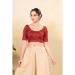 Picture of Graceful Silk Fire Brick Designer Blouse