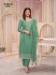 Picture of Silk Dark Sea Green Straight Cut Salwar Kameez