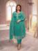 Picture of Good Looking Silk Sea Green Straight Cut Salwar Kameez