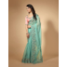 Picture of Alluring Silk & Organza Cadet Blue Saree