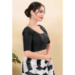 Picture of Taking Chiffon & Brasso Black Designer Blouse