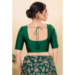 Picture of Chiffon & Brasso Dark Green Designer Blouse