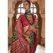 Picture of Excellent Silk Dark Olive Green Saree