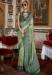 Picture of Fine Silk Dark Sea Green Saree