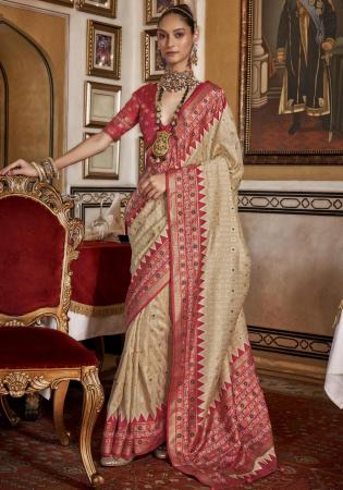 Picture of Sublime Silk Tan Saree