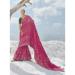 Picture of Elegant Georgette Medium Violet Red Saree