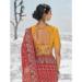 Picture of Classy Georgette Fire Brick Saree