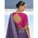 Picture of Fine Georgette Midnight Blue Saree