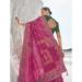 Picture of Elegant Georgette Medium Violet Red Saree