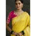 Picture of Resplendent Silk Golden Rod Saree