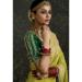 Picture of Exquisite Silk Golden Rod Saree