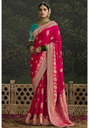 Picture of Charming Silk Crimson Saree