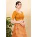 Picture of Admirable Silk Golden Rod Designer Blouse