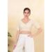 Picture of Elegant Silk Beige Designer Blouse