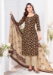 Picture of Cotton Dark Olive Green Readymade Salwar Kameez