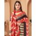 Picture of Magnificent Chiffon Fire Brick Saree