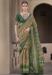 Picture of Delightful Silk Dark Khaki Saree