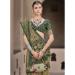 Picture of Delightful Silk Dark Khaki Saree