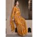 Picture of Graceful Silk Dark Orange Saree