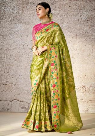 Picture of Grand Silk Burly Wood Saree