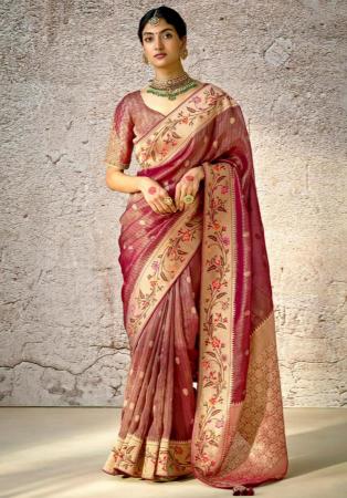 Picture of Statuesque Silk Dark Khaki Saree