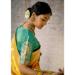 Picture of Elegant Silk Dark Golden Rod Saree