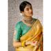 Picture of Elegant Silk Dark Golden Rod Saree