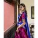 Picture of Cotton & Silk Medium Violet Red Lehenga Choli