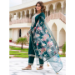 Picture of Sublime Rayon Dark Green Readymade Salwar Kameez