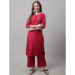 Picture of Delightful Silk Fire Brick Readymade Salwar Kameez