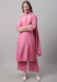 Picture of Appealing Silk Light Pink Readymade Salwar Kameez