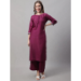 Picture of Beautiful Silk Purple Readymade Salwar Kameez