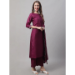 Picture of Beautiful Silk Purple Readymade Salwar Kameez