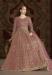 Picture of Bewitching Net Rosy Brown Party Wear Gown