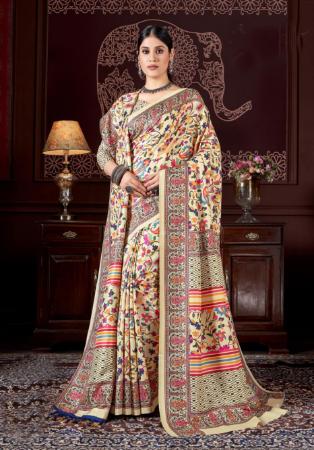 Picture of Taking Chiffon & Georgette Dark Khaki Saree