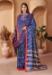 Picture of Taking Chiffon & Georgette Steel Blue Saree