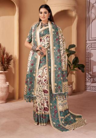 Picture of Enticing Chiffon & Georgette Beige Saree